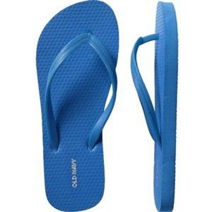 NWT Old Navy Blue Flip Flops